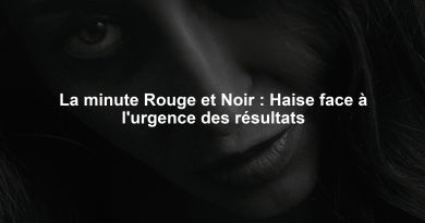 La minute Rouge et Noir : Haise face à l'urgence des résultats