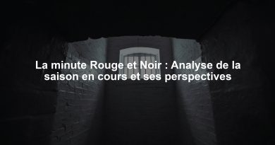 La minute Rouge et Noir : Analyse de la saison en cours et ses perspectives