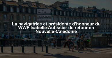 La navigatrice et présidente d’honneur du WWF Isabelle Autissier de retour en Nouvelle-Calédonie