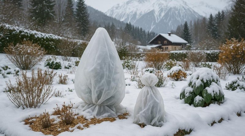 La neige arrive en France : conseils pour protéger vos plantes vivaces au jardin