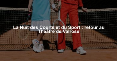 La Nuit des Courts et du Sport : retour au Théâtre de Valrose