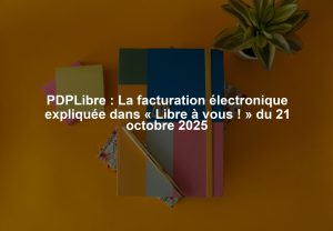 PDPLibre : La facturation électronique expliquée dans « Libre à vous ! » du 21 octobre 2025