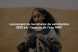 Lancement du baromètre de satisfaction 2025 par l'agence de l'eau RMC