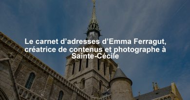 Le carnet d’adresses d’Emma Ferragut, créatrice de contenus et photographe à Sainte-Cécile