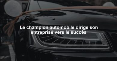 Le champion automobile dirige son entreprise vers le succès