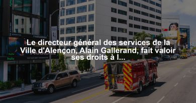 Le directeur général des services de la Ville d'Alençon, Alain Gallerand, fait valoir ses droits à la retraite