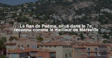 Le flan de Paéma, situé dans le 7e, reconnu comme le meilleur de Marseille
