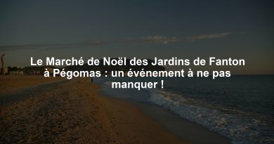 Le Marché de Noël des Jardins de Fanton à Pégomas : un événement à ne pas manquer !