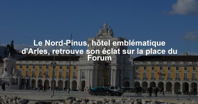Le Nord-Pinus, hôtel emblématique d'Arles, retrouve son éclat sur la place du Forum