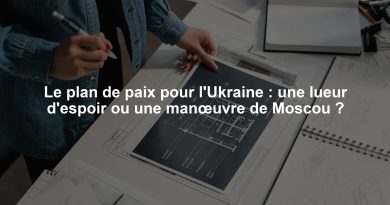 Le plan de paix pour l'Ukraine : une lueur d'espoir ou une manœuvre de Moscou ?