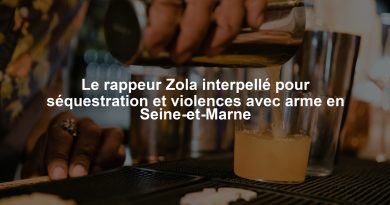 Le rappeur Zola interpellé pour séquestration et violences avec arme en Seine-et-Marne