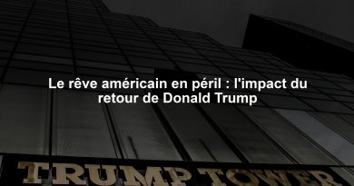 Le rêve américain en péril : l'impact du retour de Donald Trump