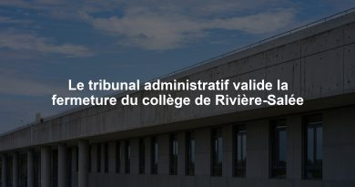 Le tribunal administratif valide la fermeture du collège de Rivière-Salée