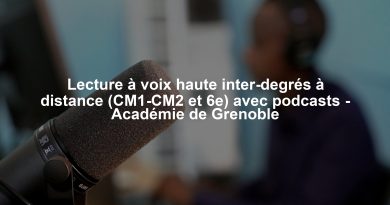 Lecture à voix haute inter-degrés à distance (CM1-CM2 et 6e) avec podcasts - Académie de Grenoble