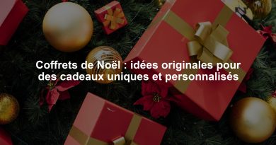 Coffrets de Noël : idées originales pour des cadeaux uniques et personnalisés