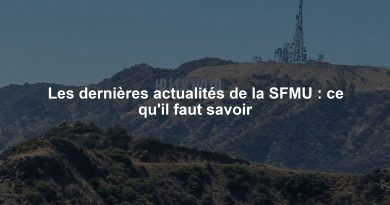 Les dernières actualités de la SFMU : ce qu'il faut savoir