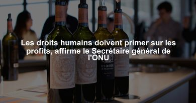 Les droits humains doivent primer sur les profits, affirme le Secrétaire général de l'ONU