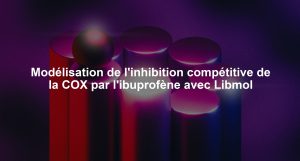 Modélisation de l'inhibition compétitive de la COX par l'ibuprofène avec Libmol