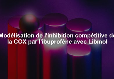 Modélisation de l'inhibition compétitive de la COX par l'ibuprofène avec Libmol