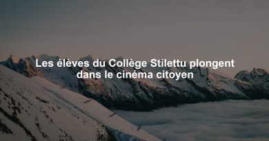 Les élèves du Collège Stilettu plongent dans le cinéma citoyen