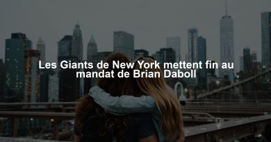 Les Giants de New York mettent fin au mandat de Brian Daboll