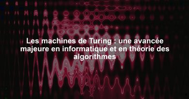 Les machines de Turing : une avancée majeure en informatique et en théorie des algorithmes
