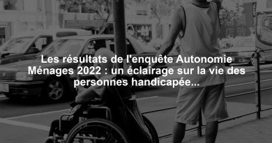 Les résultats de l'enquête Autonomie Ménages 2022 : un éclairage sur la vie des personnes handicapées en France