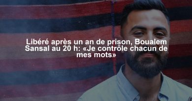 Libéré après un an de prison, Boualem Sansal au 20 h: «Je contrôle chacun de mes mots»