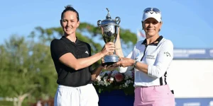 Linn Grant lors du Annika Driven by Gainbridge at Pelican - via Twitter @LPGA