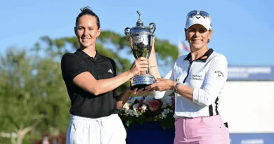 Linn Grant lors du Annika Driven by Gainbridge at Pelican - via Twitter @LPGA