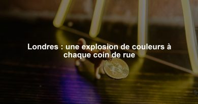 Londres : une explosion de couleurs à chaque coin de rue