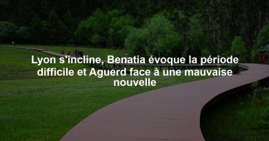 Lyon s'incline, Benatia évoque la période difficile et Aguerd face à une mauvaise nouvelle