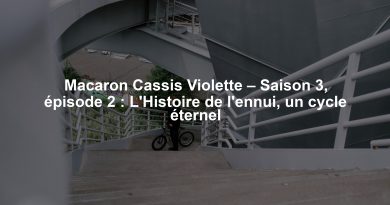 Macaron Cassis Violette – Saison 3, épisode 2 : L'Histoire de l'ennui, un cycle éternel