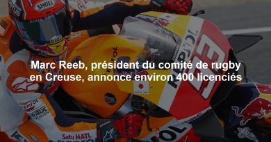 Marc Reeb, président du comité de rugby en Creuse, annonce environ 400 licenciés