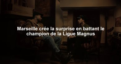Marseille crée la surprise en battant le champion de la Ligue Magnus