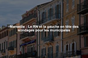 Marseille : Le RN et la gauche en tête des sondages pour les municipales