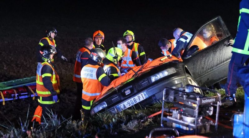 Choc frontal entre deux voitures : deux blessés graves à l'hôpital