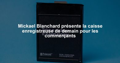 Mickael Blanchard présente la caisse enregistreuse de demain pour les commerçants