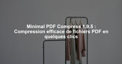 Minimal PDF Compress 1.9.5 : Compression efficace de fichiers PDF en quelques clics