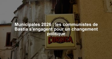 Municipales 2026 : les communistes de Bastia s'engagent pour un changement politique