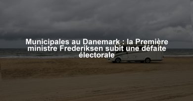 Municipales au Danemark : la Première ministre Frederiksen subit une défaite électorale