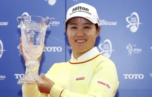 Nasa Hataoka lors du TOTO Japan Classic - via Twitter @LPGA