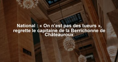 National : « On n’est pas des tueurs », regrette le capitaine de la Berrichonne de Châteauroux