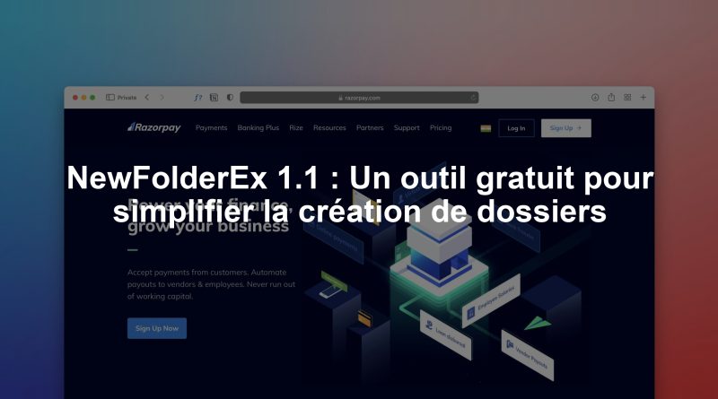 NewFolderEx 1.1 : Un outil gratuit pour simplifier la création de dossiers