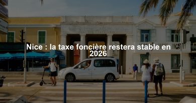 Nice : la taxe foncière restera stable en 2026