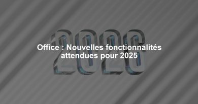 Office : Nouvelles fonctionnalités attendues pour 2025