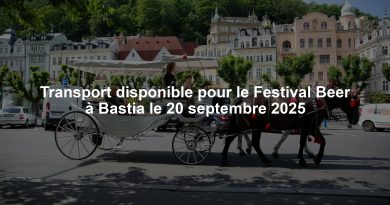 Transport disponible pour le Festival Beer à Bastia le 20 septembre 2025