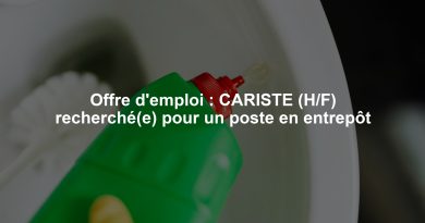 Offre d'emploi : CARISTE (H/F) recherché(e) pour un poste en entrepôt
