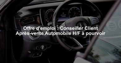 Offre d'emploi : Conseiller Client Après-vente Automobile H/F à pourvoir