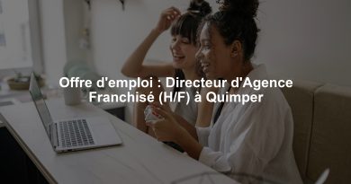 Offre d'emploi : Directeur d'Agence Franchisé (H/F) à Quimper